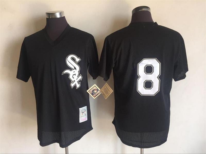 2017 MLB Chicago White Sox #8 Bo Jackson Black Throwback Jerseys->chicago cubs->MLB Jersey